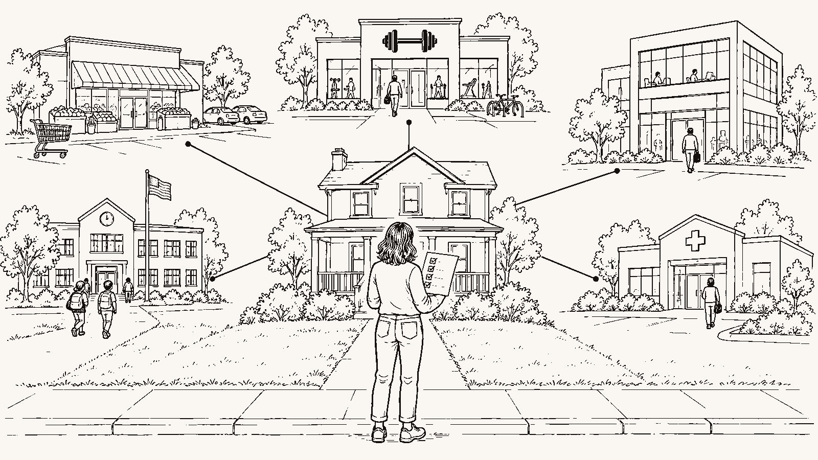 The Five-Places Test: Can This Neighborhood Actually Support Your Week?