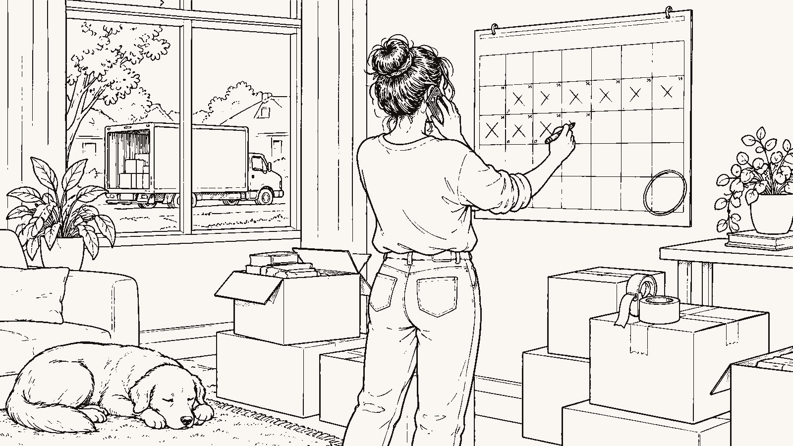 What to Do During the Last 30 Days Before an Interstate Move